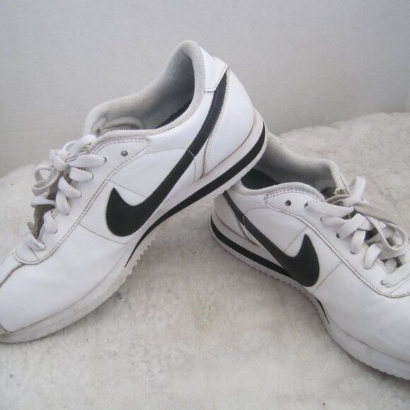 Nike Vintage Retro Old School Classic Cortez Leather Court Sneakers - Sz 10.5 Me - Picture 5 of 9